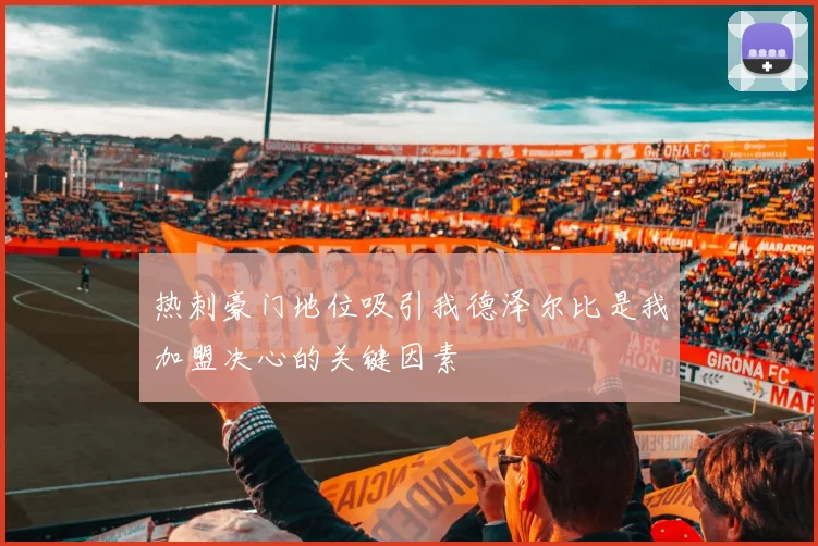 热刺豪门地位吸引我德泽尔比是我加盟决心的关键因素